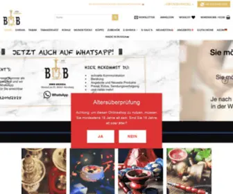 BMBshisha.de(BMB Shisha) Screenshot