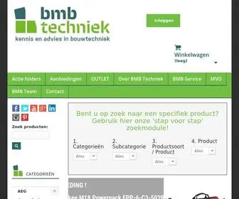 BMBshop.nl(BMB Techniek) Screenshot