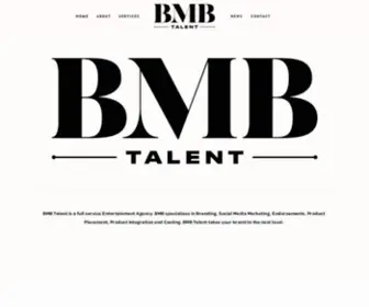 BMbtalent.com(BMB Talent) Screenshot