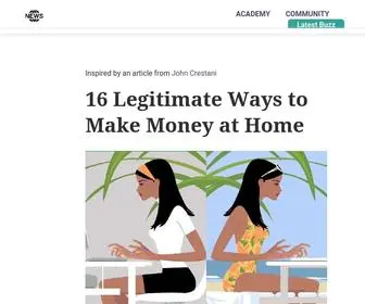 BMbwinhouse.com(Ways to Make Money at Home) Screenshot