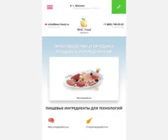 BMC-Food.ru(производство пищевых добавок и ингредиентов) Screenshot
