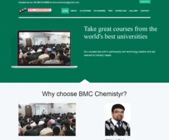 BMCchemistry.com(Education Center) Screenshot