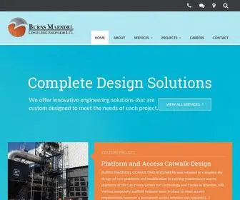 Bmce.ca(Burns Maendel Consulting Engineers Ltd) Screenshot