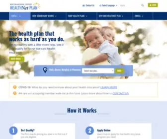 BMCHP.org(BMC HealthNet Plan) Screenshot