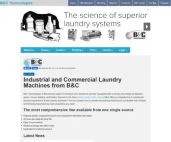 BMctechnologies.com(Industrial and Commercial Laundry Equipment) Screenshot