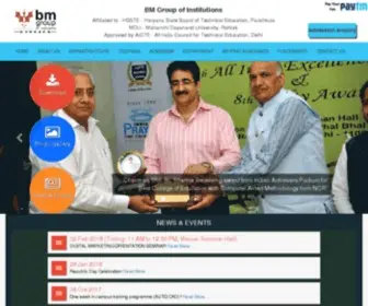 BMCTM.com(College in Gurgaon) Screenshot