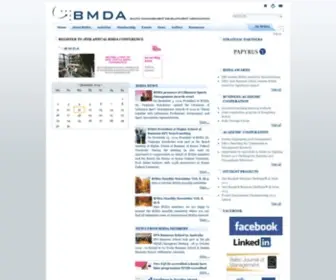 Bmda.net(Portal of Baltic Managament Development Association) Screenshot