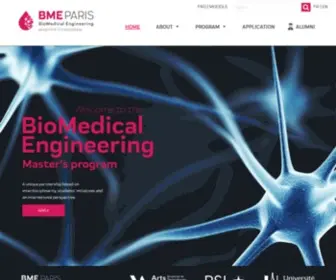 Bme-Paris.com(Master BME) Screenshot