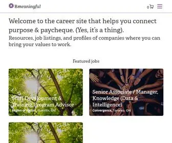 Bmeaningful.com(Be Meaningful) Screenshot