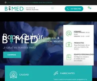 Bmed.com.mx(Ropa Quirúrgica Desechable) Screenshot