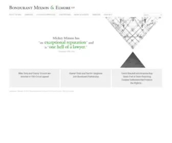 Bmelaw.com(Bondurant Mixson & Elmore LLP) Screenshot