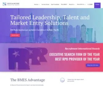 Bmes.com(Boyd & Moore Executive Search) Screenshot