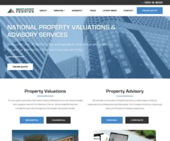 BMfvaluers.com.au(National Property Valuations) Screenshot