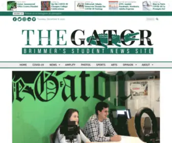 Bmgator.org(The student news site of Brimmer and May School) Screenshot