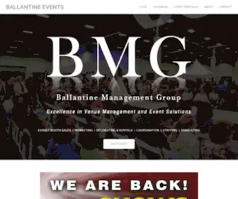 Bmgevents.com(BALLANTINE EVENTS) Screenshot