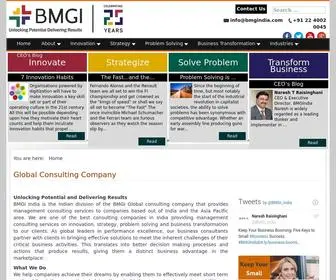 Bmgindia.com(Global Consulting Company) Screenshot