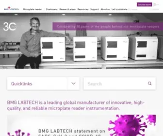 BMglabtech.com(BMG Labtech) Screenshot