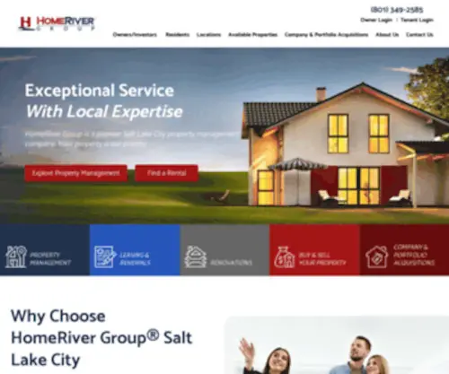BMgrent.com(Salt Lake City property management at its best. Let HomeRiver Group®) Screenshot