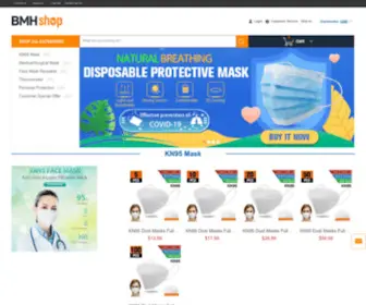 BMHshop.com(Medical Earloop Disposable Surgical Face Mask Shop for cheap Personal Protection) Screenshot