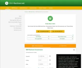 Bmi-Rechner.net(BMI Rechner online) Screenshot