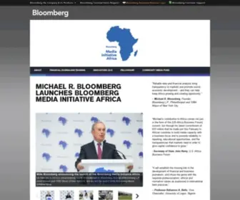 Bmia.org(The Bloomberg Media Initiative Africa) Screenshot