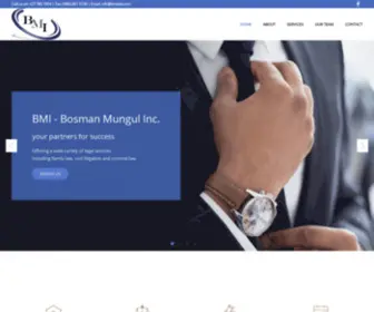 Bmilaw.com(Bosman Mungul Inc) Screenshot