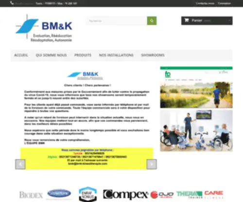 BMK-Kinesitherapie.com(BMK) Screenshot