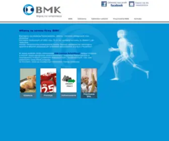 BMK.com.pl(BMK szkolenia rehabilitacja) Screenshot