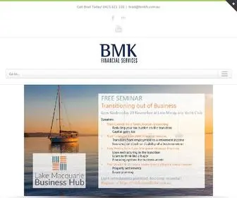 BMkfinancialservices.com.au(Financial Planners & Advisors Newcastle) Screenshot