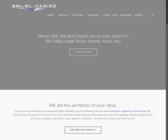 BMLblackbird.com(Technical Event Production Company in NJ & NYC) Screenshot