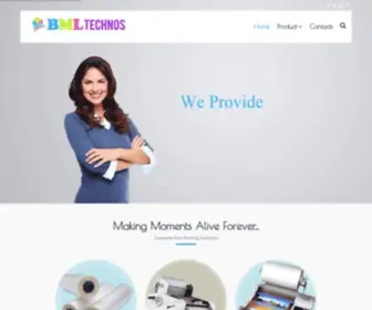 BMltechnos.com(Complete Post Printing Solutions) Screenshot