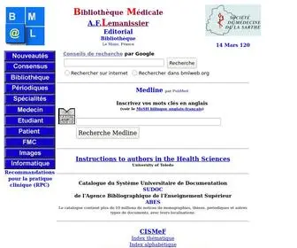 BMlweb.org(Biblioth) Screenshot