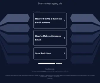 BMM-Messaging.de(bmm messaging) Screenshot