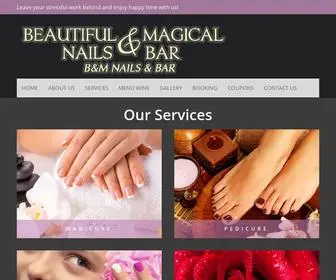 Bmnailsbar.com(Fabulous nails & bar) Screenshot