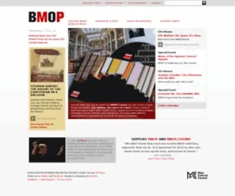 Bmop.org(The Boston Modern Orchestra Project) Screenshot