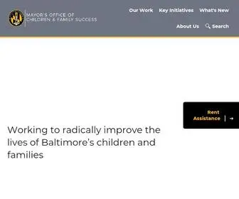 Bmorechildren.com(Mayor's Office of Children & Family Success) Screenshot