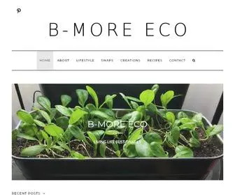 Bmoreeco.com(Living Life Sustainably) Screenshot