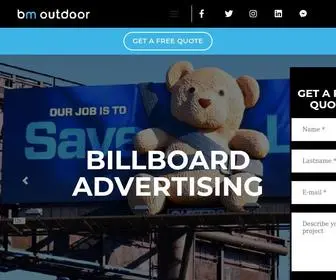 Bmoutdoor.com(Billboard Advertising) Screenshot