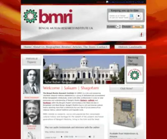 Bmri.org.uk(Bengal Muslim Research Institute) Screenshot