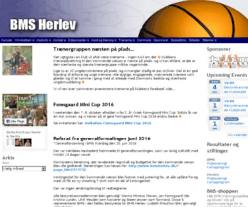 BMsbasketball.dk(Your Page Title) Screenshot