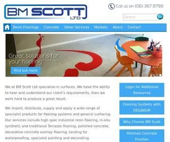 BMscott.co.nz(BM Scott Limited) Screenshot