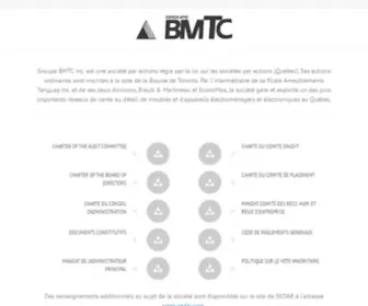 BMTC.ca(Groupe BMTC Inc) Screenshot