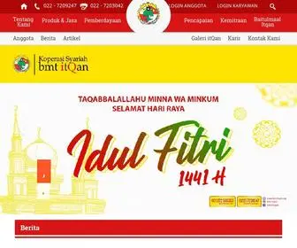 BmtitQan.org(Koperasi Syariah bmt itQan) Screenshot