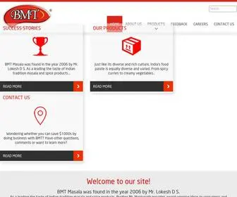 BMtmasala.com(BMT Masala) Screenshot