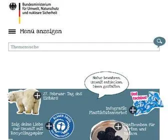 Bmu-Kids.de(Die Seite des Bundesumweltministeriums (BMU) f) Screenshot