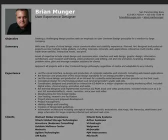 Bmunger.com(Brian Munger) Screenshot