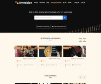 Bmusician.com(Music lessons) Screenshot