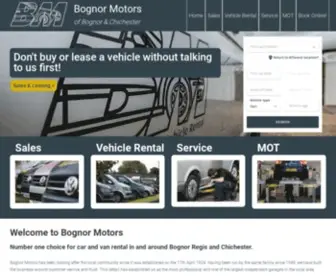 BMVS.co.uk(Bognor Motors) Screenshot