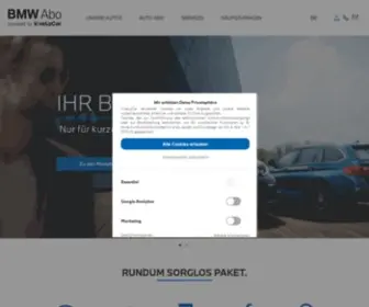 BMW-Abo.ch(Das BMW Abo zum fixen alles inklusive Preis) Screenshot