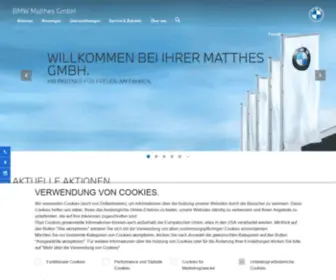 BMW-Autohaus-Matthes.de(BMW Autohaus Matthes) Screenshot